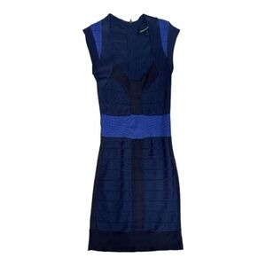 French Connection Blue Bandage Bodycon Dress Size 4